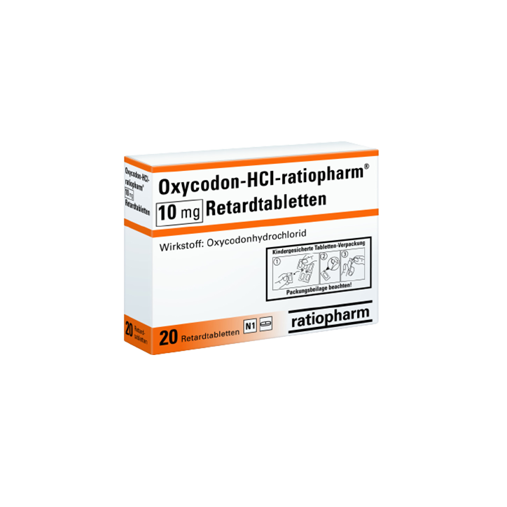 Oxicodon-HCI-Rationpharm 10mg (20 Tabletten)