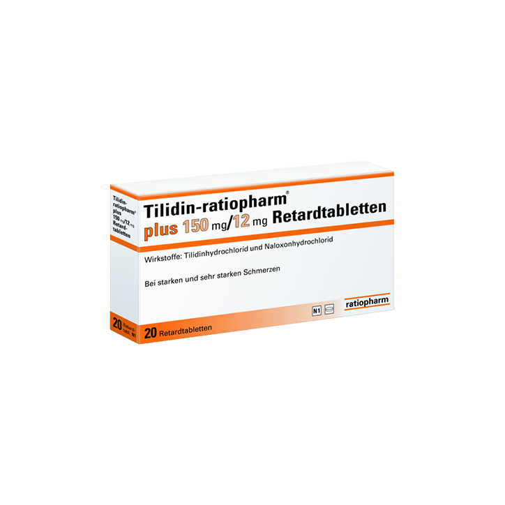 Tilidine Rationpharm 150mg,12mg, 20 tablets