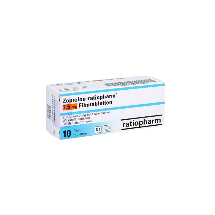 Zopiclon-Ratiopharm 7,5mg (10 Tabletten)