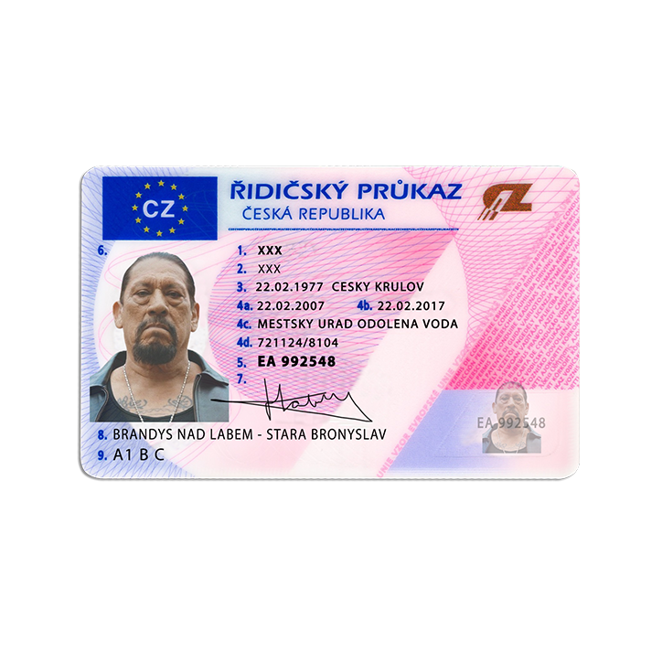 Fake driving license Czech Republic