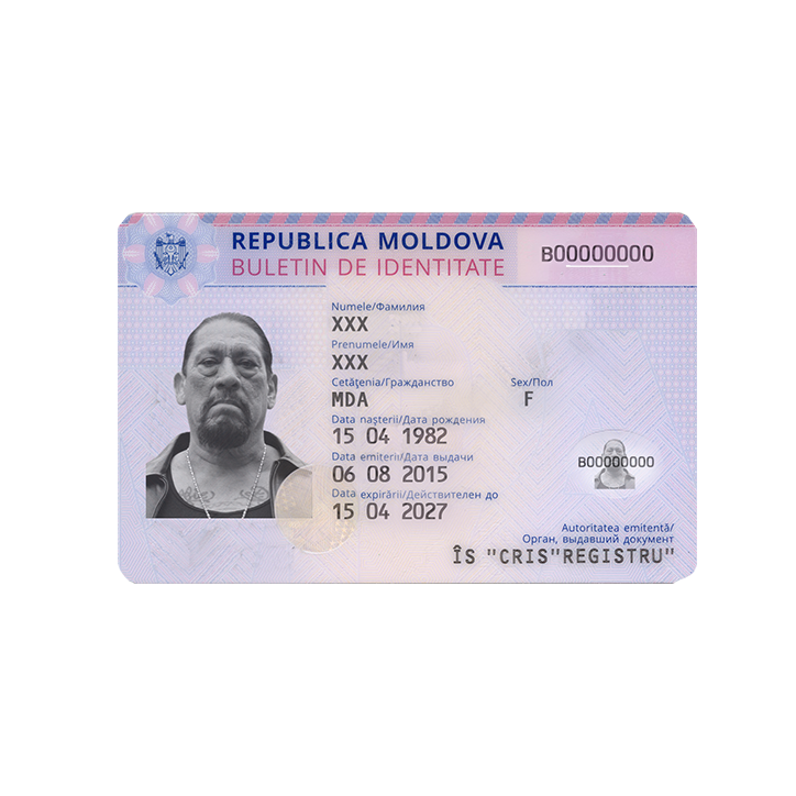 Fake identity card Moldova