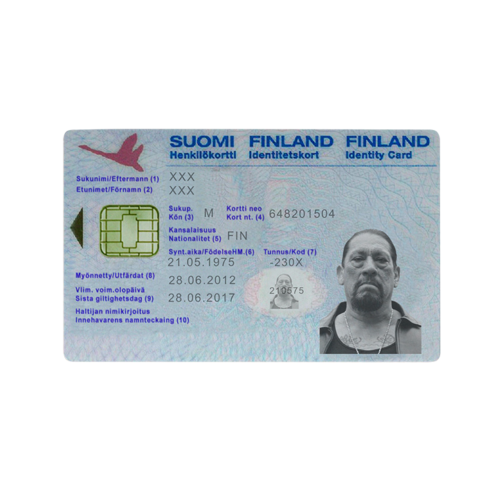 Fausse carte d'identité Finlande