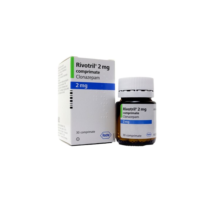 Clonazepam - Rivotril Roche 2mg (30 tablets)