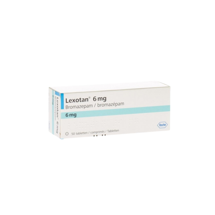 Lexotan Roche 6mg Bromazepam (50 comprimés)