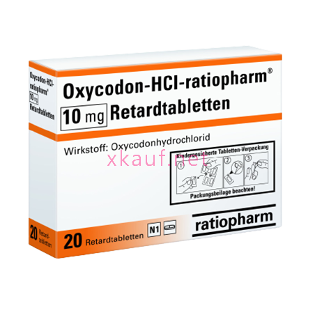 Oxicodone HCI Rationpharm 10mg (20 tablets)