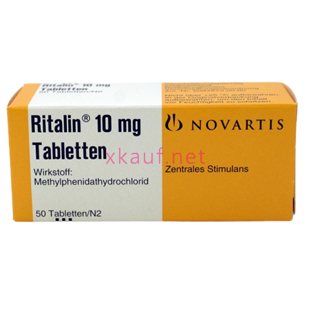 Ritalin Novartis 10mg, 50 comprimés