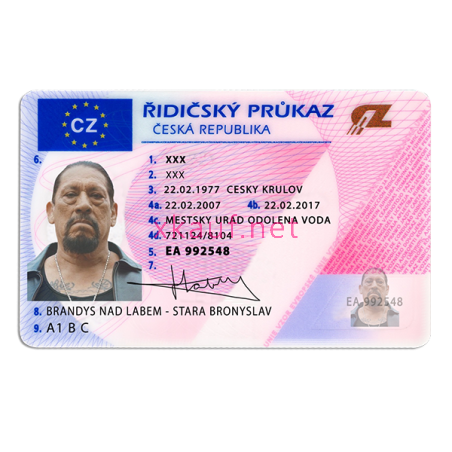 Fake driving license Czech Republic