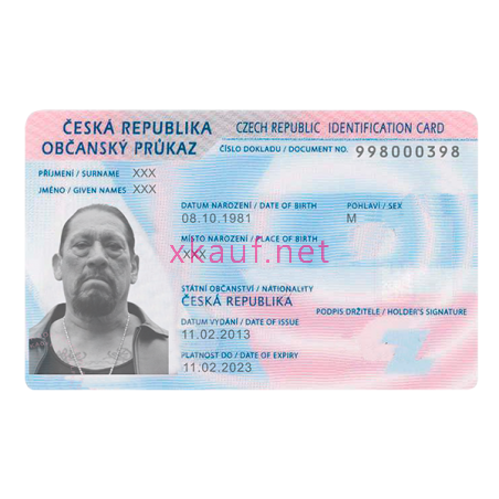 Fausse carte d'identité tchèque