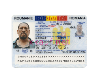 Vervalste Roemeense identiteitskaart