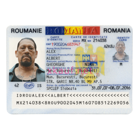 Fausse carte d'identité roumaine