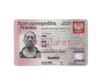 Fake identity card Poland