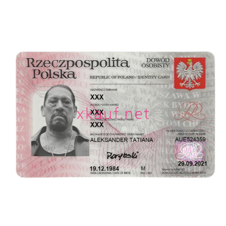 Fausse carte d'identité polonaise
