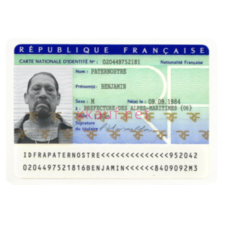 Fausse carte d'identité France