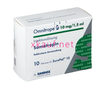 Omnitrope Somatropin 10 mg 1,5 ml (10 Patronen)